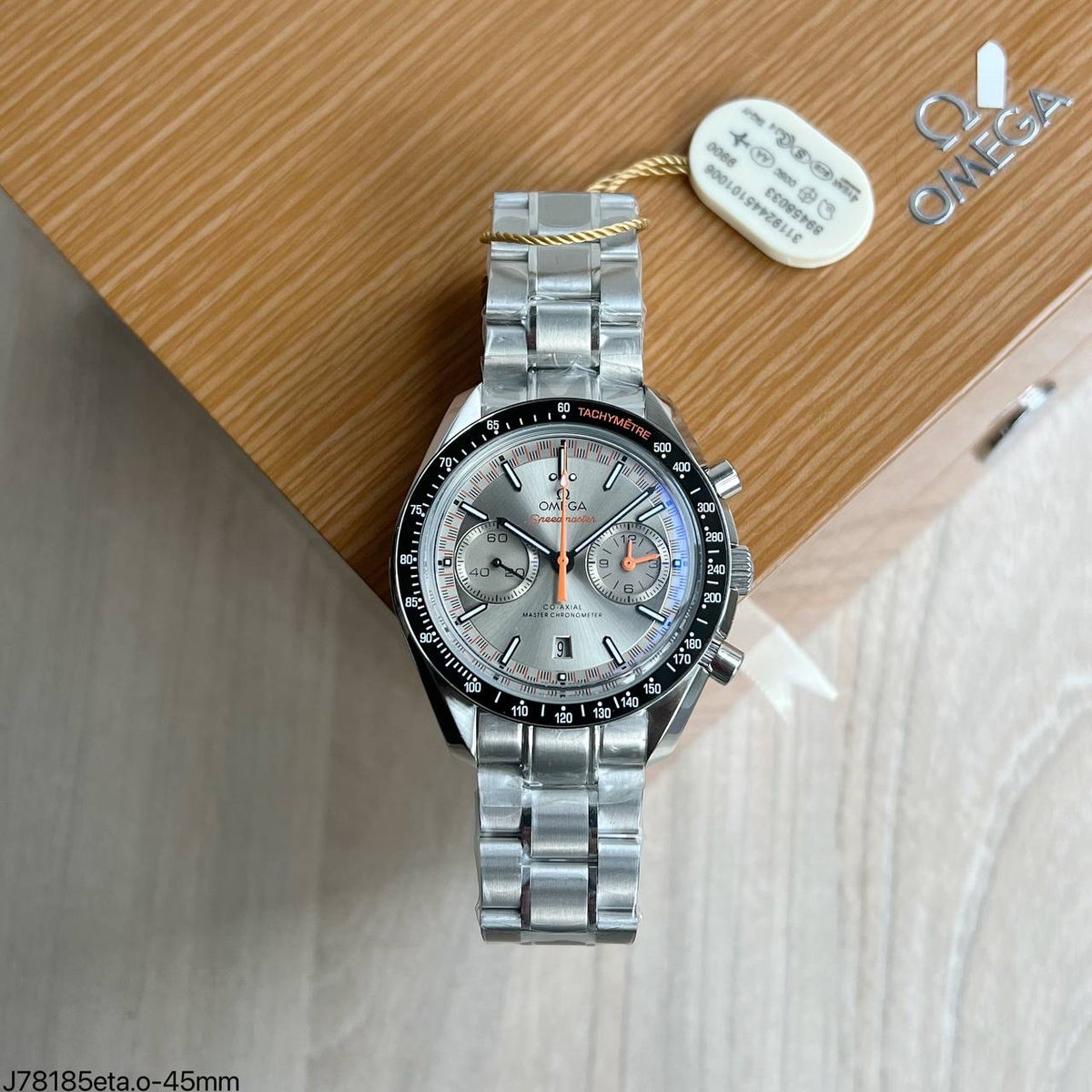 OMEGA SPEEDMASTER RACING MASTER CINZA 44MM SUPER CLONE