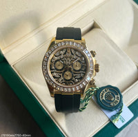 ROLEX DAYTONA 116588TBR EYE OF THE TIGER DOURADO ETA SUPER CLONE