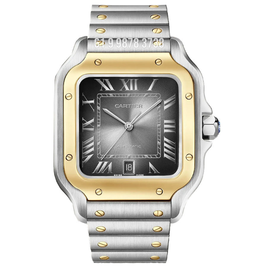 CARTIER SANTOS MISTO GOLD ETA J48220.V6 SUPER CLONE