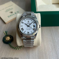 ROLEX DAY DATE ETA BRANCO SUPER CLONE