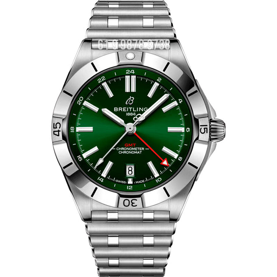 BREITLING CHRONOMAT PRATA VERDE 41MM SUPER CLONE