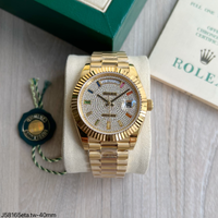 ROLEX DAY DATE GOLD BRILHANTE ETA SUPER CLONE