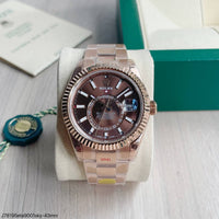 ROLEX SKY-DWELLER ROSÊ ETA J58195 SUPER CLONE