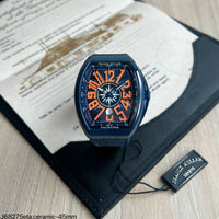 FRANCK MULLER VANGUARD CERAMIC AZUL 45MM SUPER CLONE
