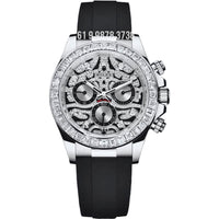ROLEX DAYTONA 116589TBR EYE OF THE TIGER PRATA ETA SUPER CLONE