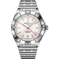 BREITLING CHRONOMAT PRATA BRANCO 41MM SUPER CLONE