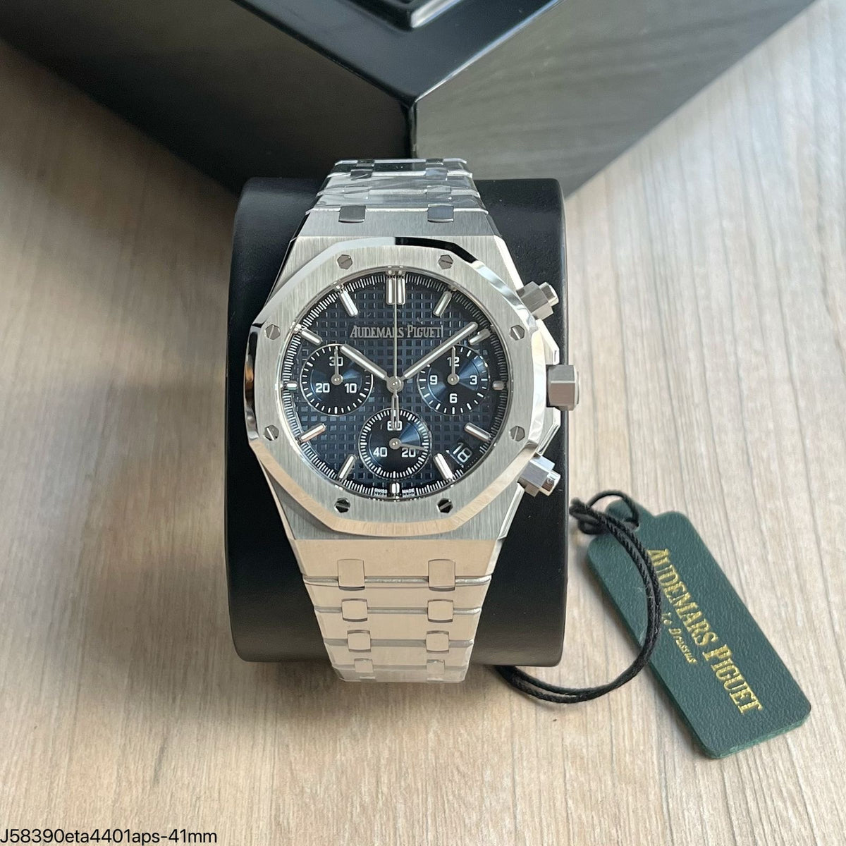 AUDEMARS PIGUET ROYAL OAK 41MM PRATA AZUL SUPER CLONE