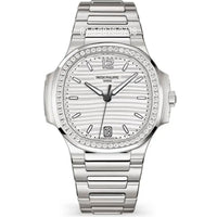 PATEK PHILIPPE NAUTILUS FEMININO Branco COM BRILHANTE ETA J68280 SUPER CLONE