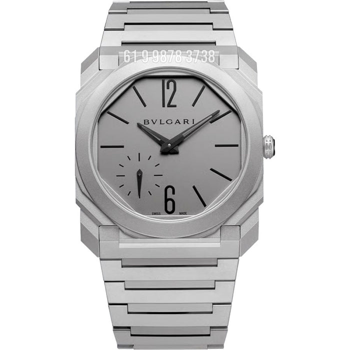 BVLGARI OCTO Cinza ETA J48220 SUPER CLONE