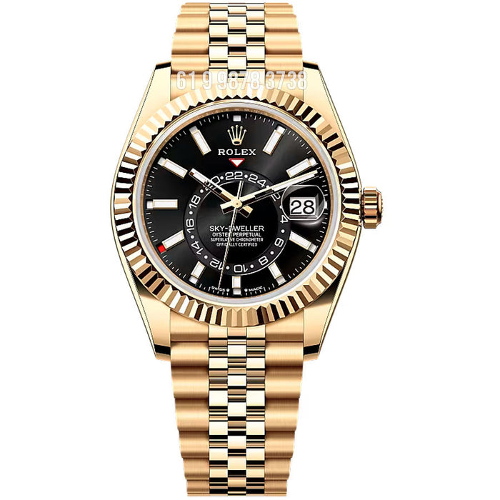ROLEX SKY-DWELLER  GOLD ETA SUPER CLONE