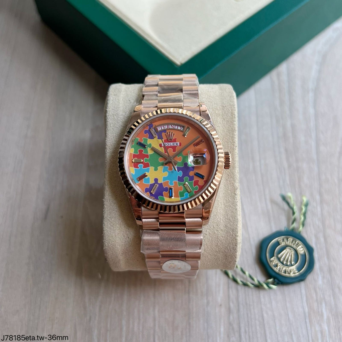 ROLEX DAY-DATE  ROSE 36MM 128238 SUPER CLONE