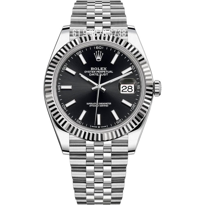 ROLEX DATEJUST PRETO JUBILEE 41MM 126334 SUPER CLONE