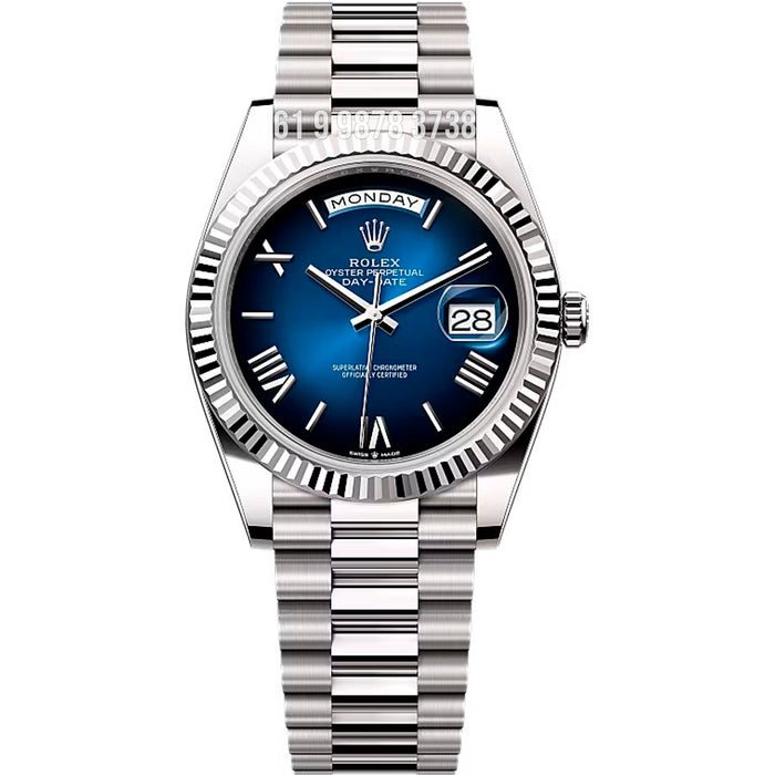 ROLEX DAY-DATE II AZUL 40MM 228239 SUPER CLONE