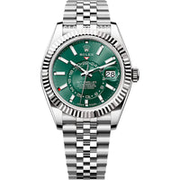 ROLEX SKY-DWELLER JUBILEE VERDE 42MM SUPER CLONE