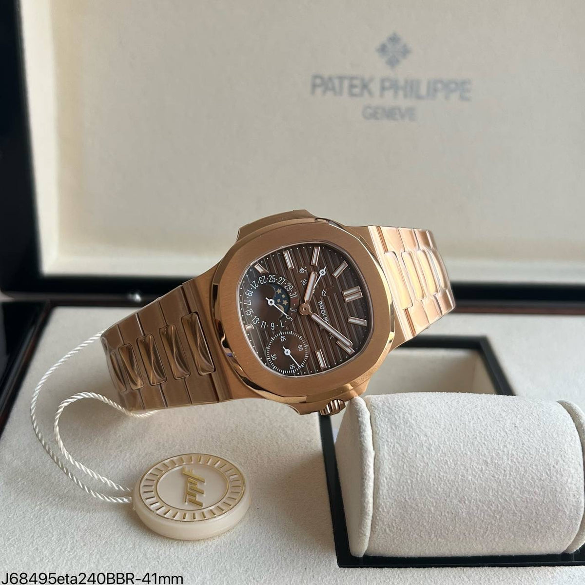PATEK PHILIPPE NAUTILUS ROSE ETA SUPER CLONE