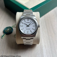 ROLEX OYSTER PERPETUAL 41MM BRANCO 126000 SUPER CLONE