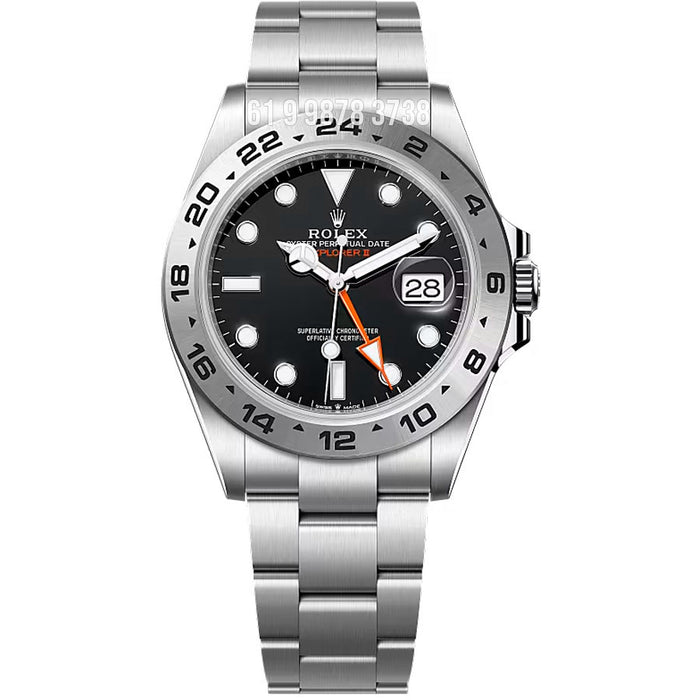 ROLEX EXPLORER II PRETO 42MM 216570 SUPER CLONE