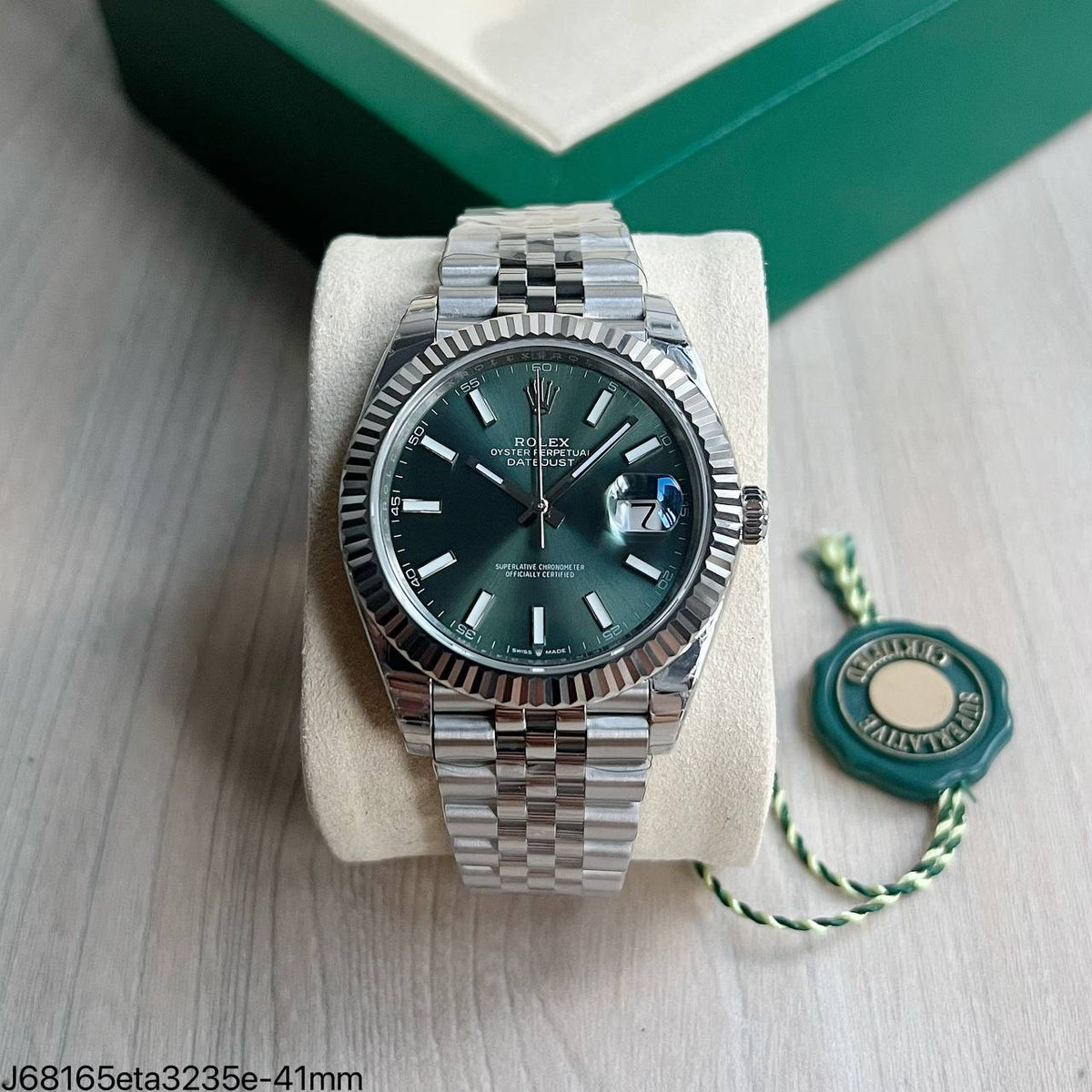 ROLEX DATEJUST 41MM VERDE JUBILEU 126234 SUPER CLONE