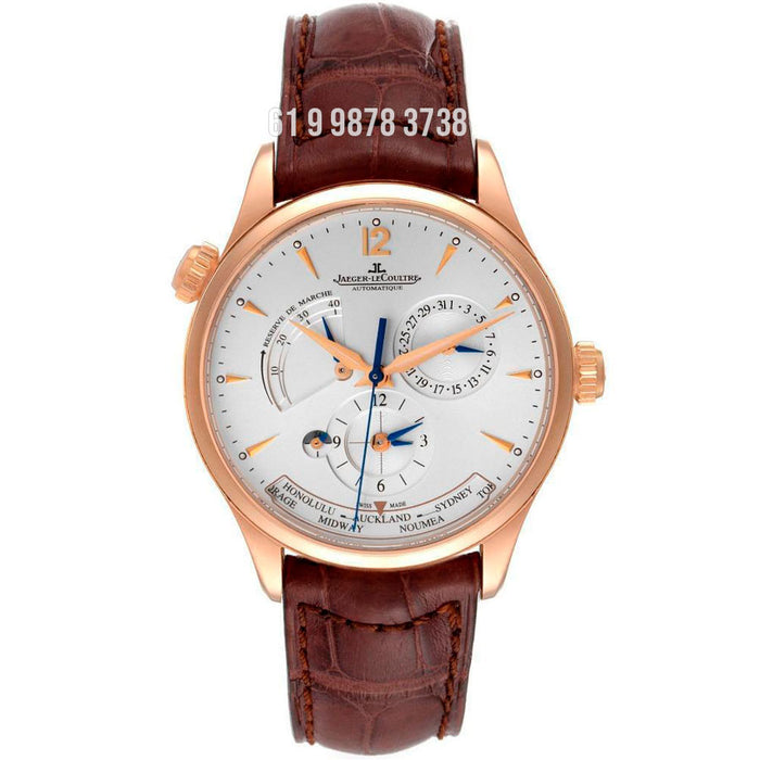 JAEGER-LECOULTRE MASTER GEOGRAPHIC ROSE 41MM SUPER CLONE