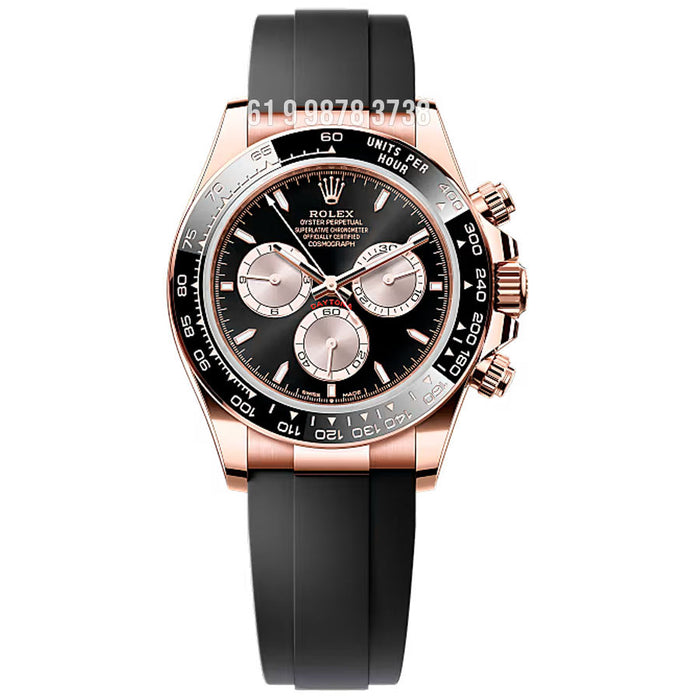 ROLEX DAYTONA 116515LN ROSE  BORRACHA 40MM SUPER CLONE