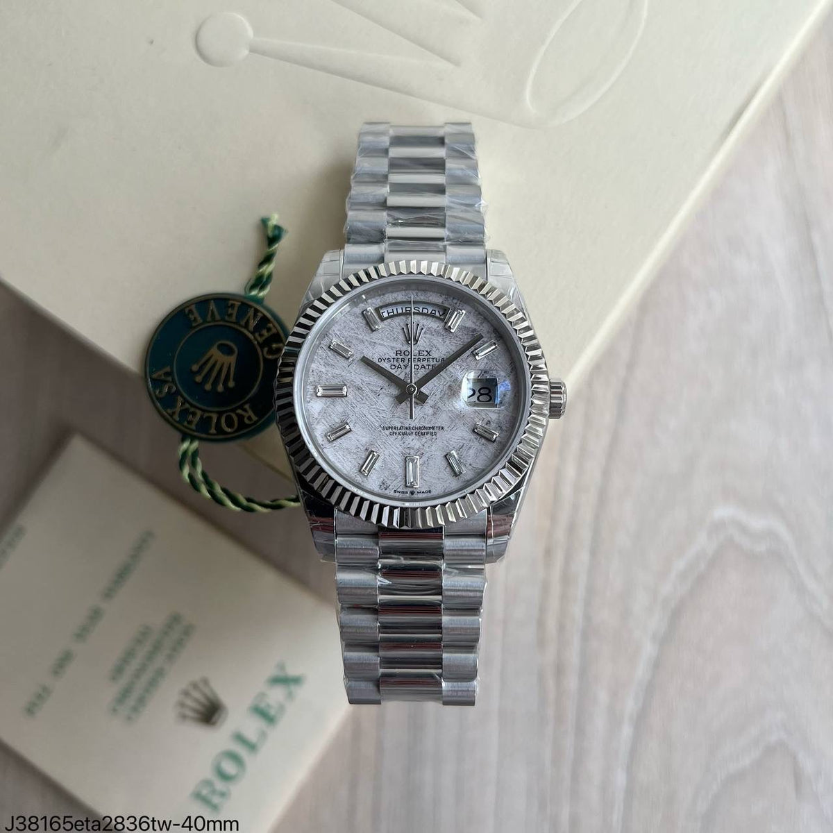 ROLEX DAY DATE ETA METEORITE SUPER CLONE