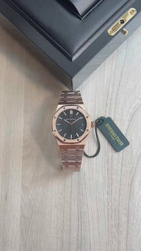 AUDEMARS PIGUET ROYAL OAK 41MM ROSE PRETO SUPER CLONE