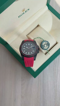 ROLEX GMT MASTER II PRETO VERMELHO BLAKEN  40MM 116710 SUPER CLONE