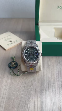 ROLEX SKY-DWELLER JUBILEE VERDE 42MM SUPER CLONE