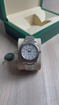 ROLEX OYSTER PERPETUAL 41MM BRANCO 126000 SUPER CLONE