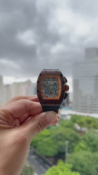RICHARD MILLE RM 011 FM MARROM 40MM SUPER CLONE