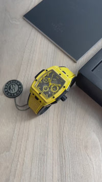 HUBLOT SPIRIT OF BIG BANG AMARELO 42MM SUPER CLONE