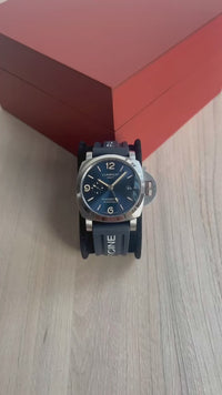PANERAI LUMINOR GMT PRATA AZUL 44MM SUPER CLONE