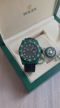 ROLEX SUBMARINER  DIW CARBONO VERDE 40MM SUPER CLONE