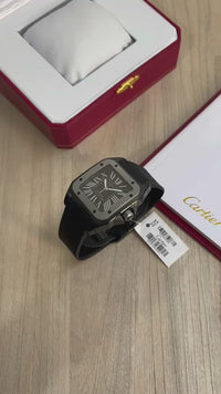 CARTIER SANTOS PRETO PVD NYLON 37MM SUPER CLONE