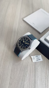 IWC MARK XVIII PRATA AZUL 40MM SUPER CLONE