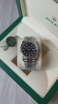 ROLEX DATEJUST 36MM PRETO 126234 SUPER CLONE